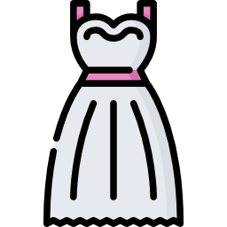 Bride dress icon