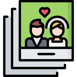 Wedding photo icon