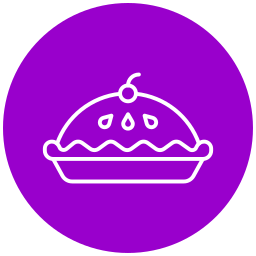 Яблочный пирог иконка