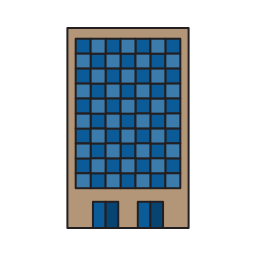 bürogebäude icon