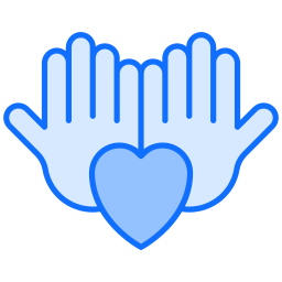 Helping hand icon