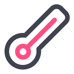 termómetro icono