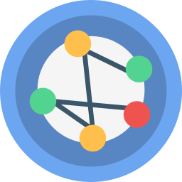 la mise en réseau Icône