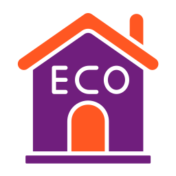 maison écologique Icône