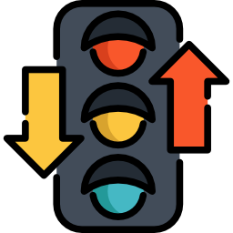 Traffic light icon