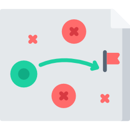 stratégie Icône