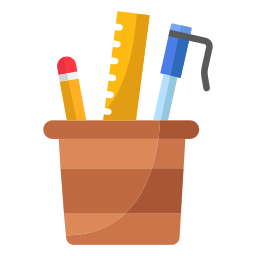 Pencil case icon