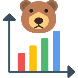 Bear market icon