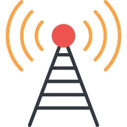 radiodifusión icono