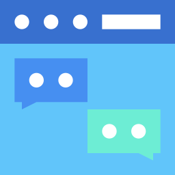 Online chat icon