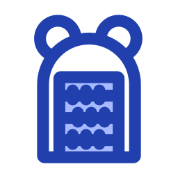 Abacus toy icon