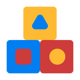 正方形のブロック icon