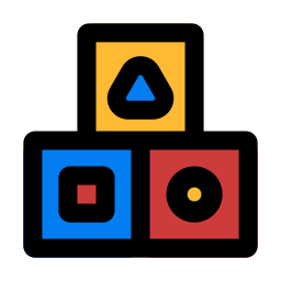 Square blocks icon