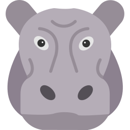 hippopotame Icône