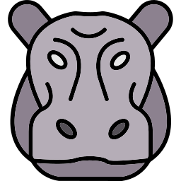 Hippopotamus icon