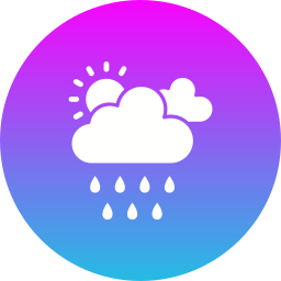 día lluvioso icono