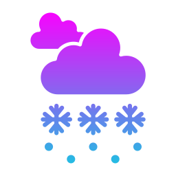 Snow storm icon