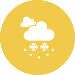 opady śniegu ikona