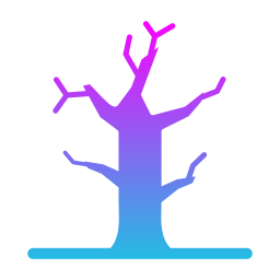 Árbol muerto icono