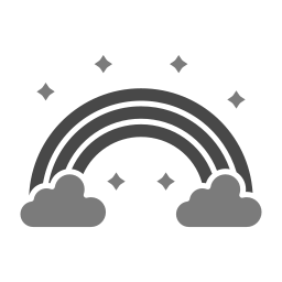 arc en ciel Icône