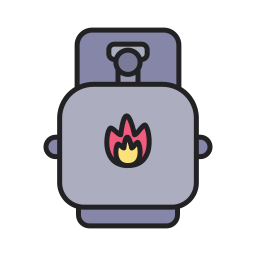 Gas cylinder icon