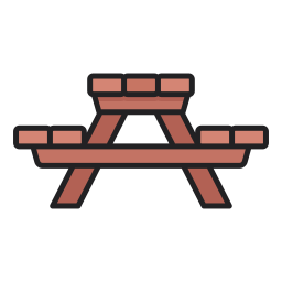 Picnic table icon