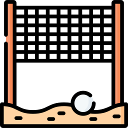 Пляжный волейбол иконка