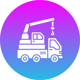 Crane truck icon