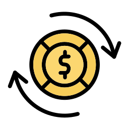 Money flow icon