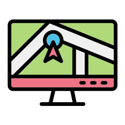 Gps navigator icon