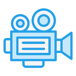 Movie camera icon