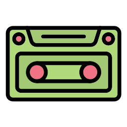 Cassette tape  icon
