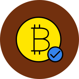 bitcoin accepté Icône