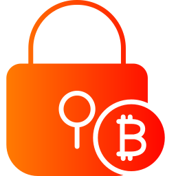 cryptage bitcoin Icône