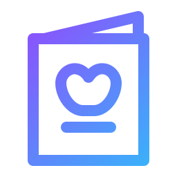 Greeting card icon