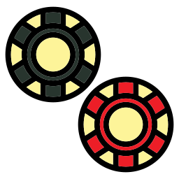 Chip poker icon