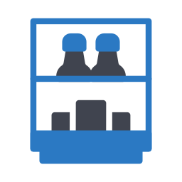 Bottle rack icon