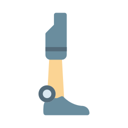 Robotic leg icon