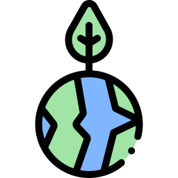zielona planeta ikona