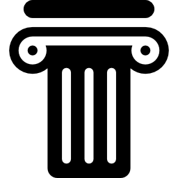 columna jónica icono