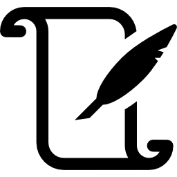 lettera penna icona