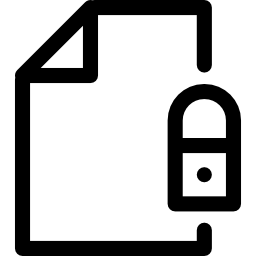 bezpieczeństwo dokumentów ikona