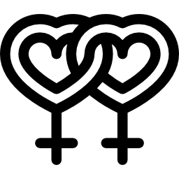 symbole lesbien Icône
