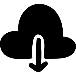 scarica nuvola icona