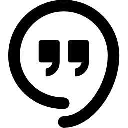 logotipo de hangouts icono