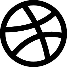 dribbble-logo icoon