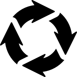 flechas circulares icono