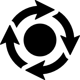 Circular arrows icon