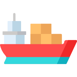 Cargo ship icon