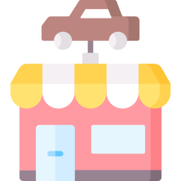 Car shop icon